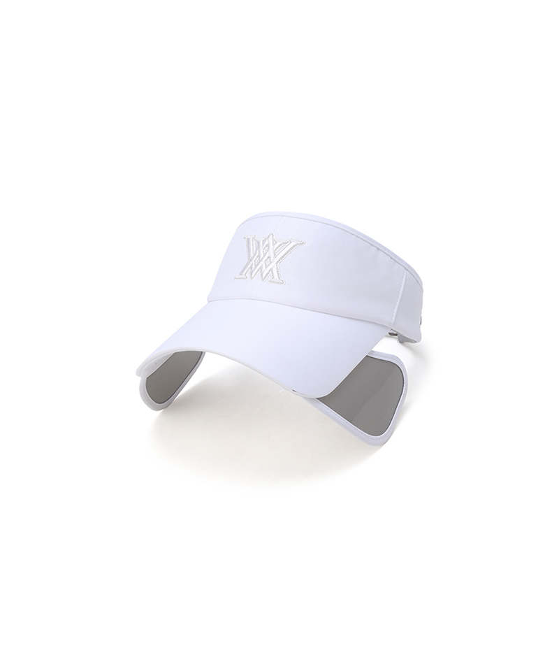 Uni Sunblock Visor - White