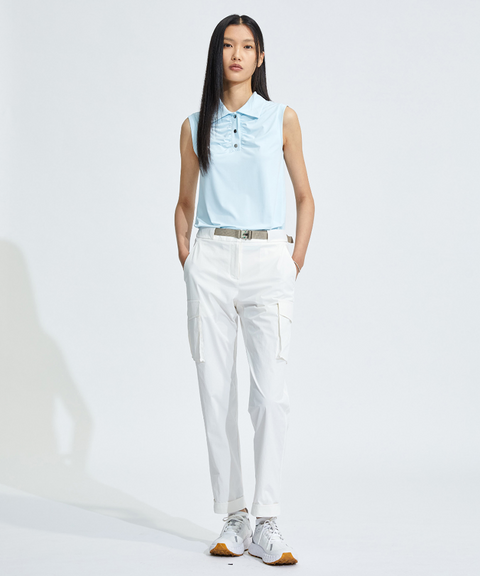 Monday Flow Cool Stretch Golf Pants - White