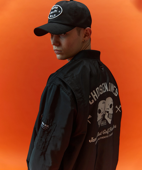 Jamie West Fanatic MA-1 Windbreaker - Black