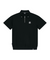Jamie West Half Zip-up Jersey Collar Point P-Shirts - Black