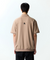 Jamie West Half Zip-up Jersey Collar Point P-Shirts - Beige