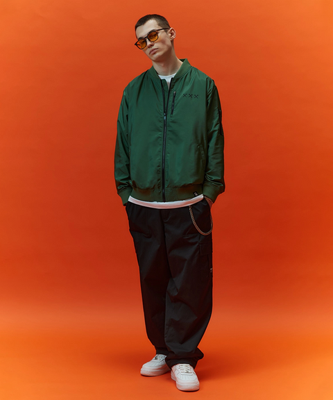Jamie West Fanatic MA-1 Windbreaker - Green