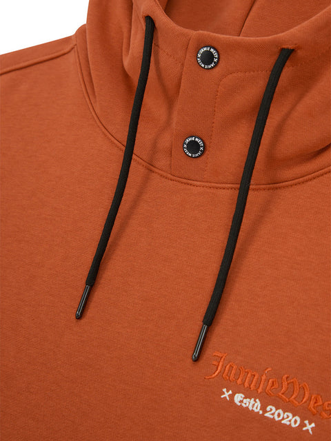 Jamie West Grave Snap Hoodie Sweatshirts - Orange