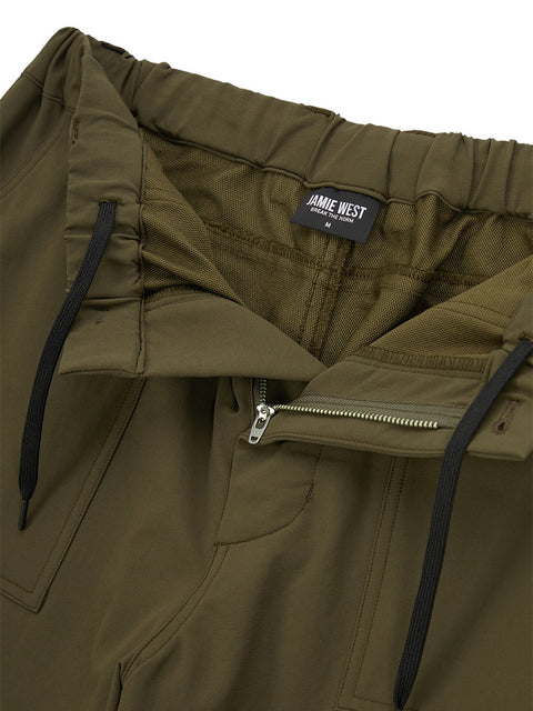 Jamie West Nylon Carpenter Pants - Brown