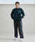 Jamie West Stadium Collar Woven Pocket Sweatshirts - Green