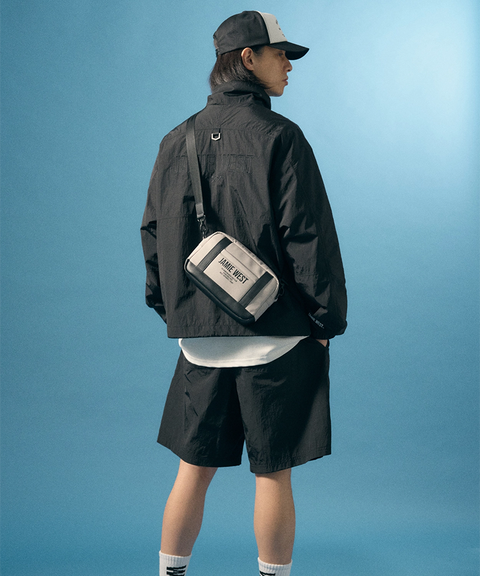 Jamie West Underground Golfer Pouch Bag - Grey