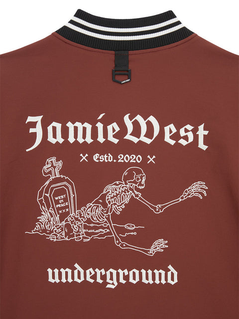 Jamie West Underground Stadium Jacket -  Burgundy