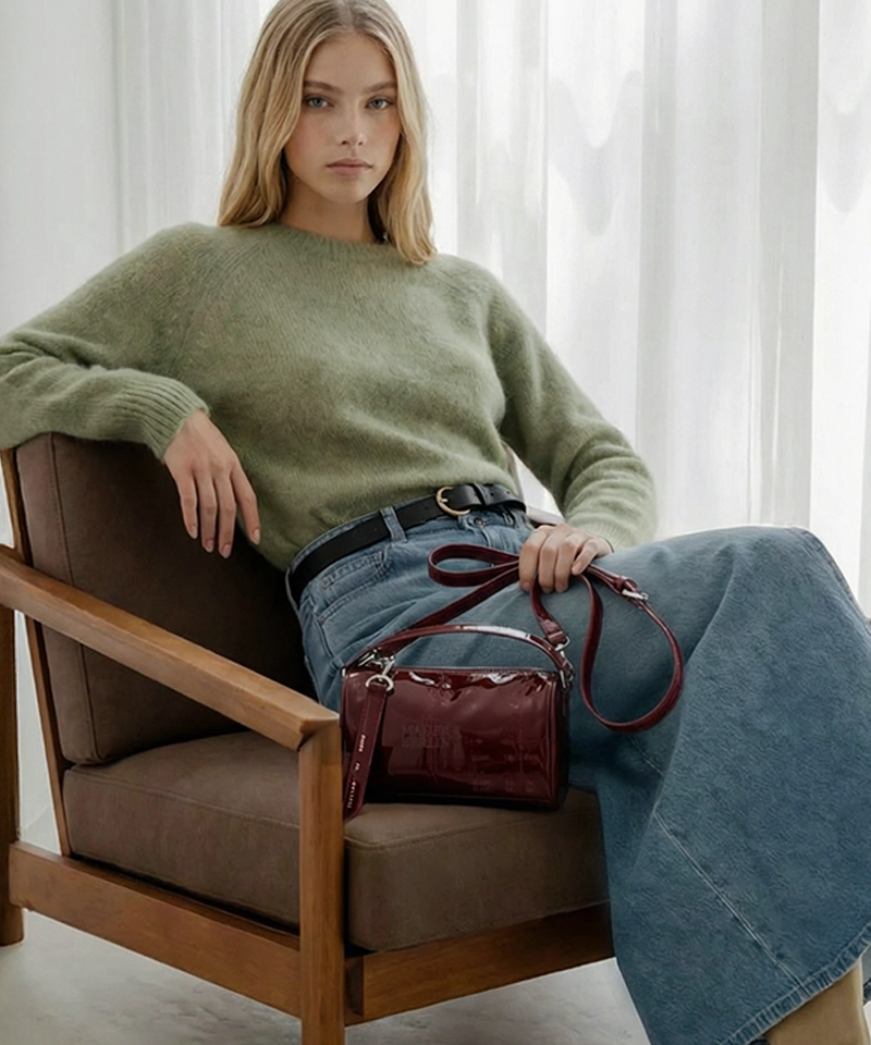 MAUER GLOBAL Berlin Klang bag - Burgundy