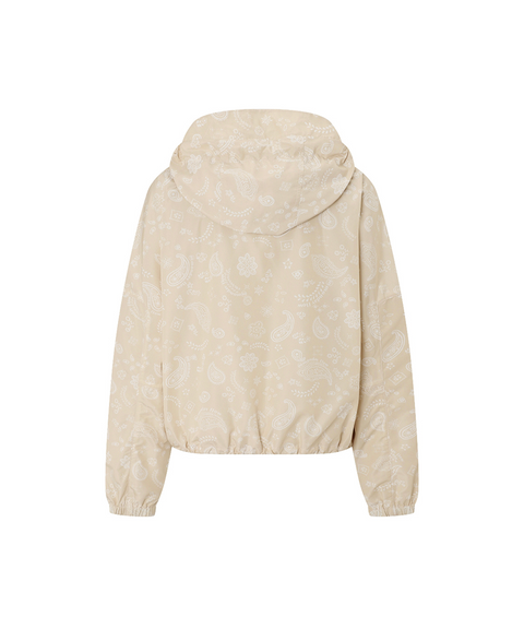 Monday Flow Paisley Windbreaker - Beige