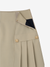 GFJ Golf Women's High Waist Pleat Skirt - Beige