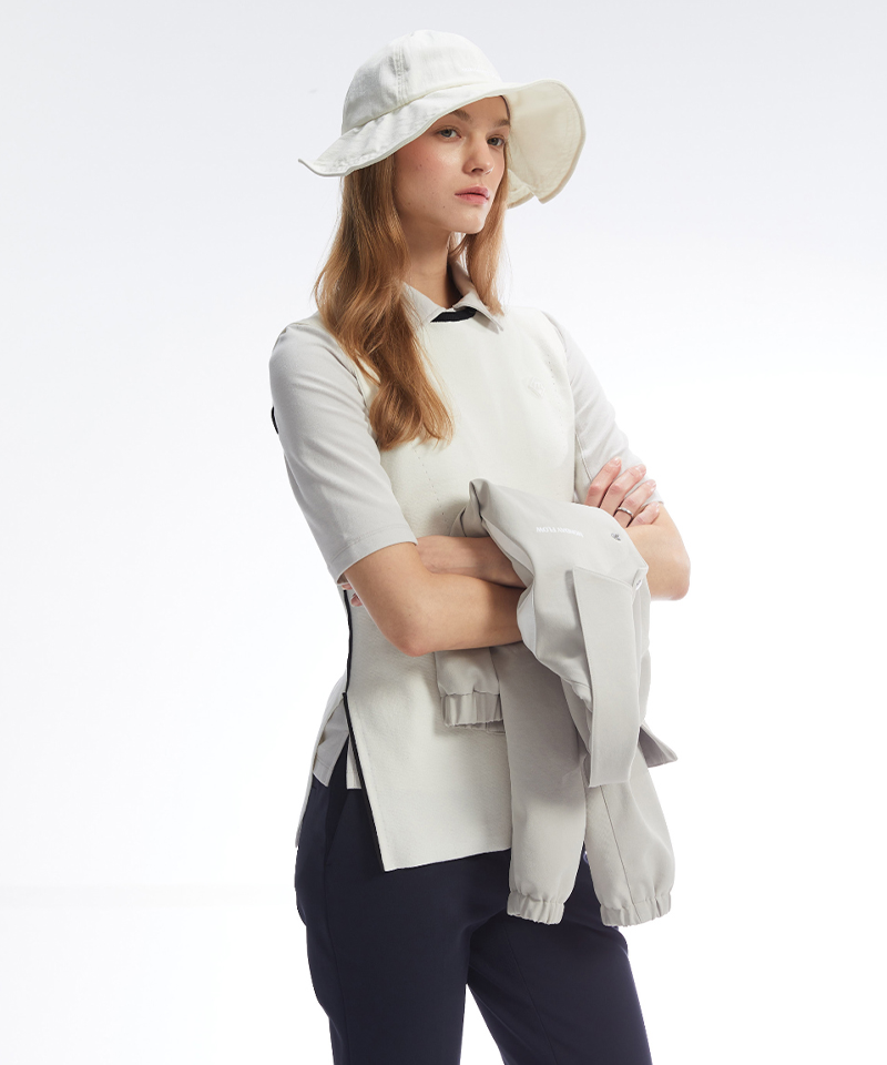 Monday Flow Round Wire Bucket Hat - Cream