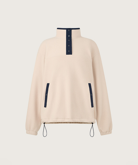 FORDI Snug Fleece Anorak - Beige