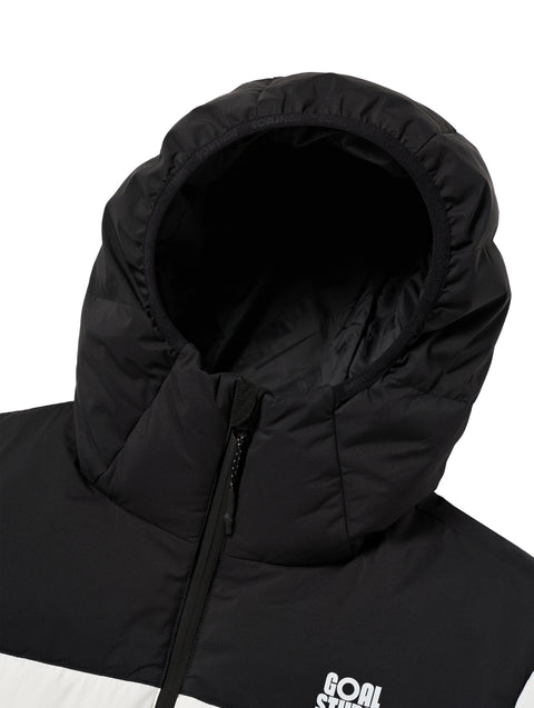 Goal Studio Women's Essential Hooded Puffer Down Jacket - Off White