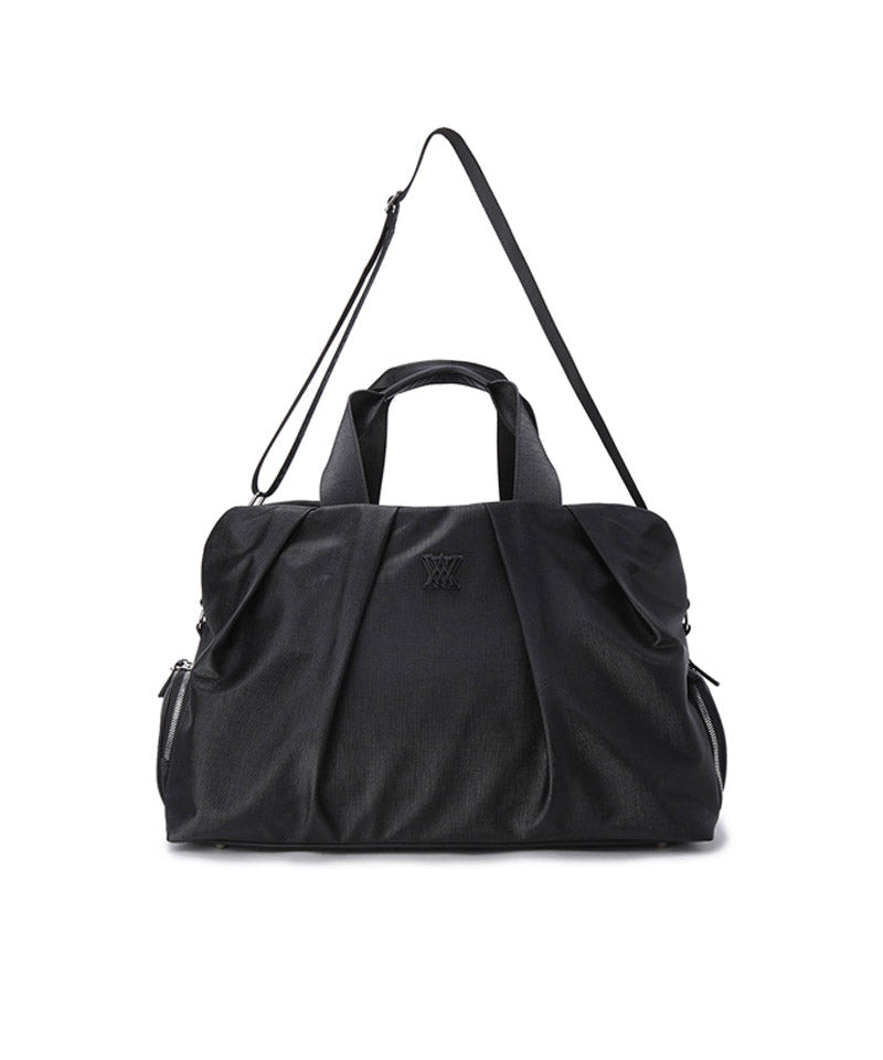 Anew Shirring Boston Bag - Black