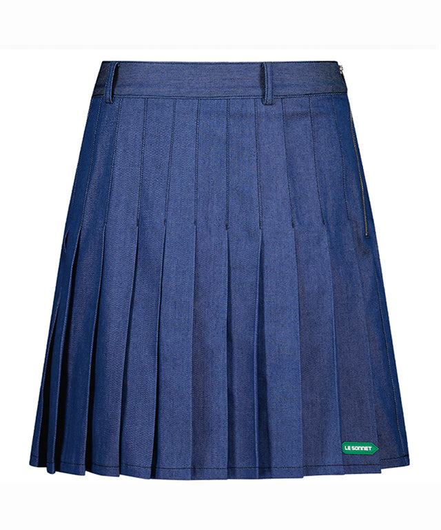 LE SONNET Denim Lover Skirt - Indigo