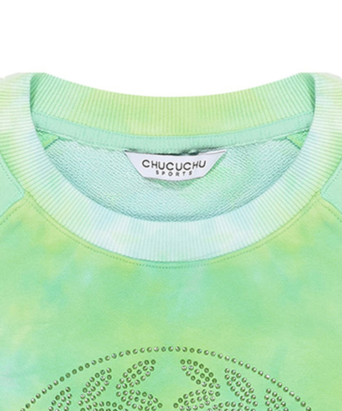 CHUCUCHU Marble Point Crew Neck - Green