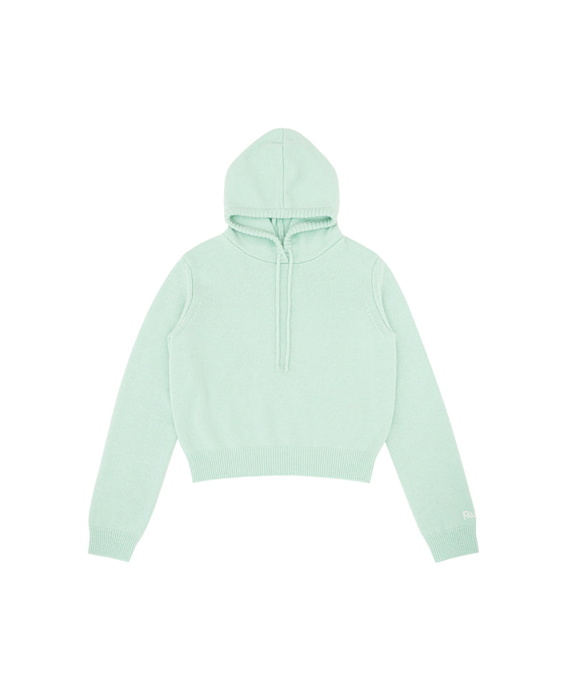 PIV'VEE Cashmere Hoodie - Pistachio Mint