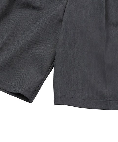 MACKY Golf: Basic Bermuda Pants - Charcoal