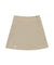Haley Women's A-line back pleated skirt - Beige