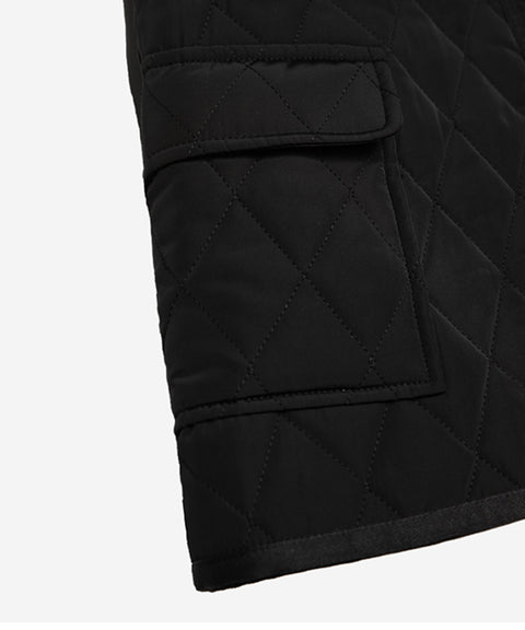 OBER Golf Diamond Quilting Padding Skirt - Black