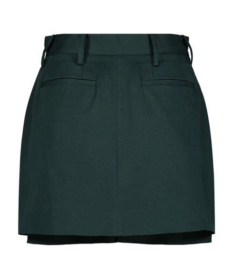 LE SONNET Swing Culotte Pants - Deep Green