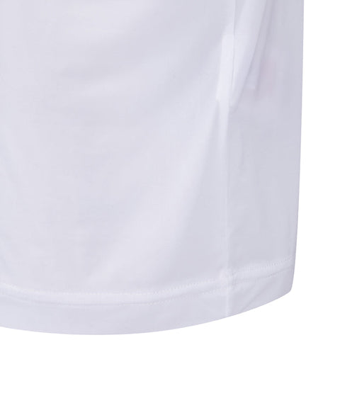 Men's Mock Neck Cooling Base Layer - White