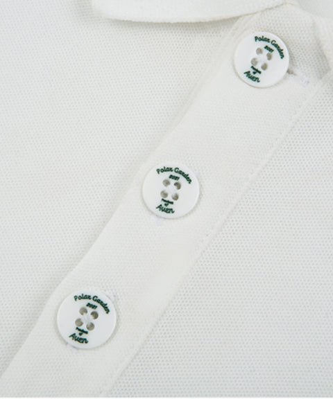 AVEN Signature Basic Pique Shirt - White