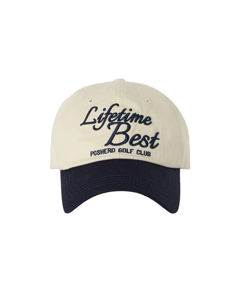 POSHERD Labe Two-Tone Ball Cap - Light Beige