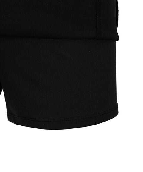 Anell Golf H Cotton Stitch Skirt - Black