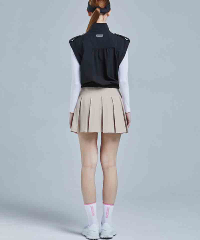 【CHUCUCHU】 CBESS-SK007W Slit Back Pleated Skirt CHUCUCHU Slit Back Pleated Skirt - 3 Colors– Sokim