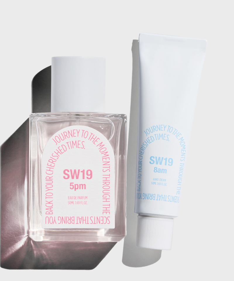 SW19 8am VEGAN HAND CREAM (50ml) + 5pm EAU DE PARFUM (50ml)