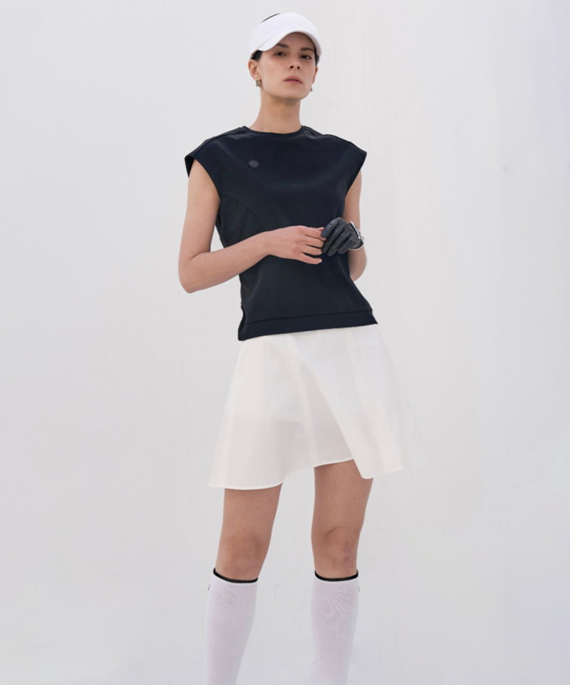 Anell Golf Cool Cotton Sleeveless - Black