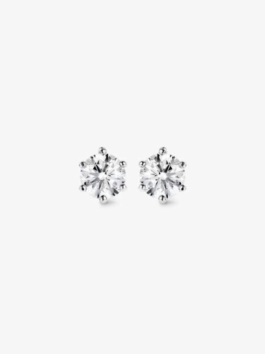 Lab Grown 0.5 Carat 6-Prong Stud Earrings by Honest Seoul