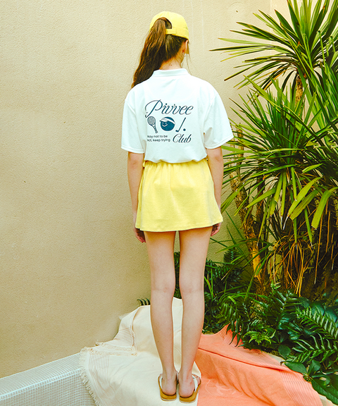 PIV'VEE Club Terry PK Shirt - Bubble Pink