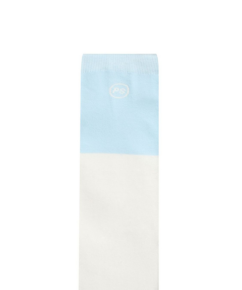 POSHERD Color Block PS Cool Knit Socks - Light Blue