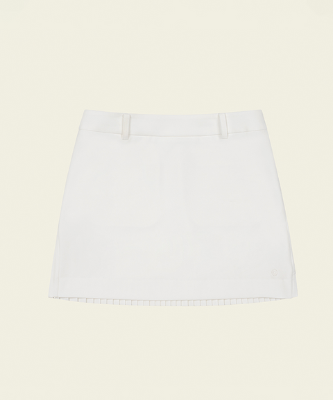 FORDI Elastic Band Skirt - White