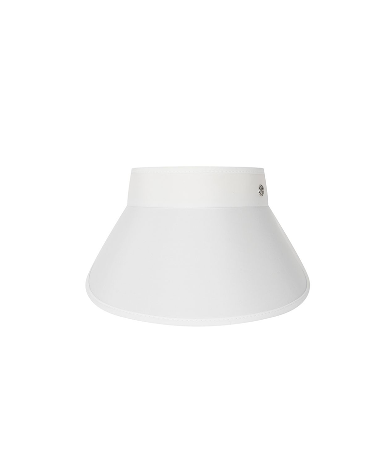 POSHERD Essential Wide Sun Visor - White (UV Coated Film Plate)