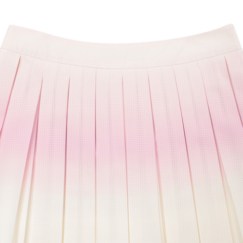 Monday Flow Gradient Cool Mesh Skirt - Pink