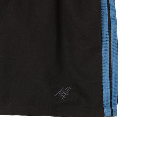 Monday Flow Striped Shorts - Charcoal Grey