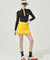 KANDINI Stretch A-line Skirt - Yellow