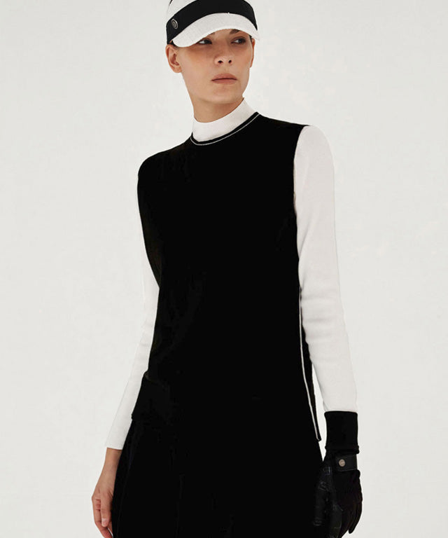 Anell Golf Paris Backslit Knit - Black
