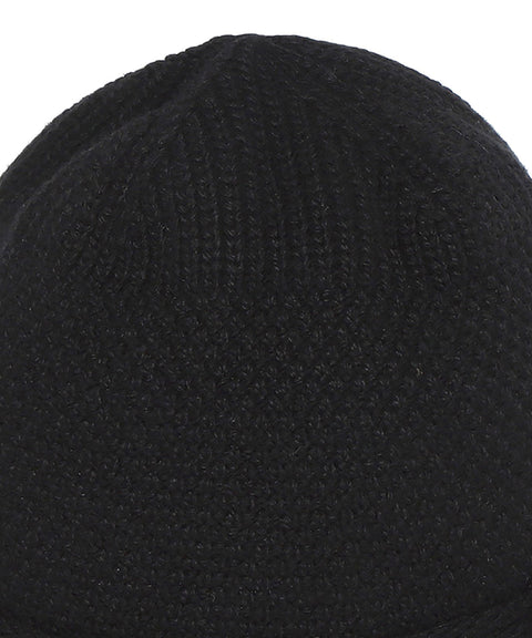 WideAngle: Co Integrated Earflap Knit Cap - Black