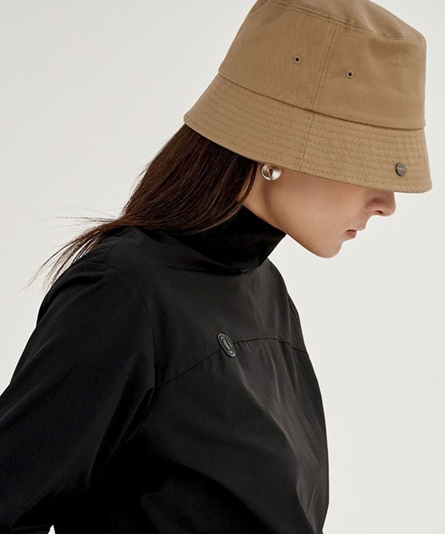 Anell Golf Cotton Classic Bucket Hat - Sand Beige