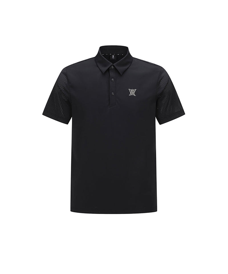 Men's Signature Logo Short T-Shirt - Black