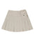 AVEN Women's  Banded Pleated Skirt - Beige
