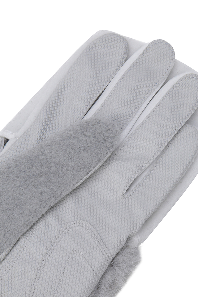 Women's Mitten Gloves - Gray