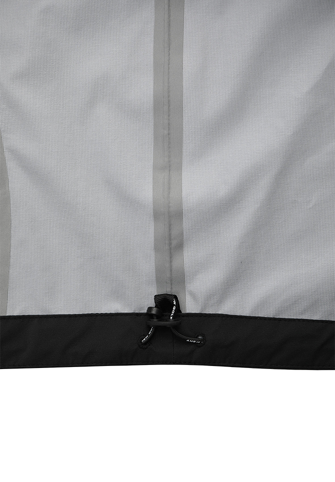 Men's Logo Half Zip Anorak - Black