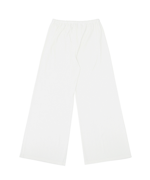 PIV'VEE Easy Pointelle Pants - Cloud White