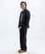 Jamie West Detachable Collar Point Stretch Jacket Black