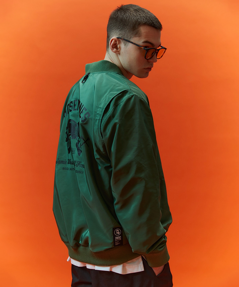 Jamie West Fanatic MA-1 Windbreaker - Green